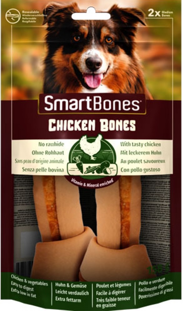 1-7.jpg Smartbones Chicken Medium 2 Pk - Image 1