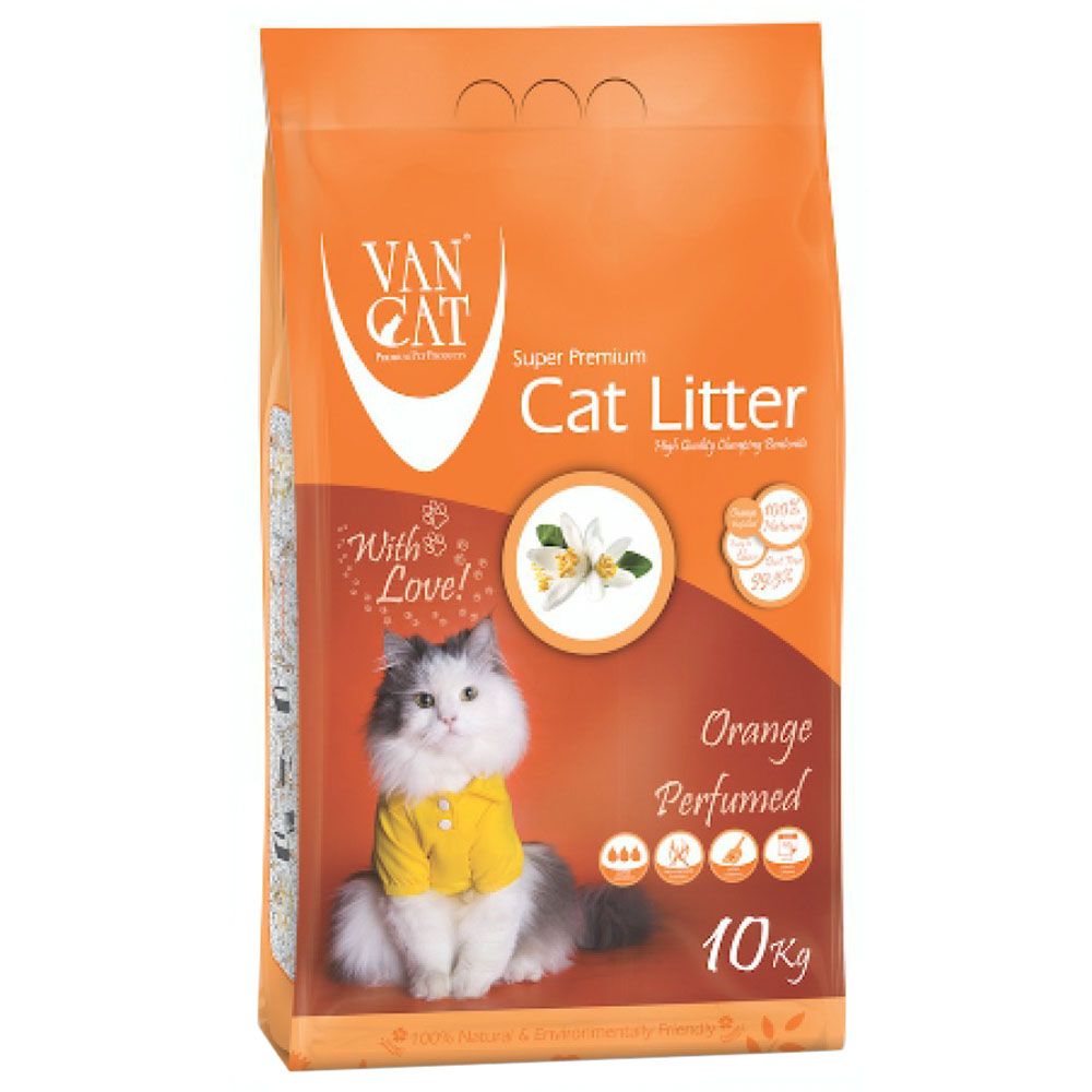 17023859221009099450.jpeg Van Cat White Bentonite Clumping Cat Litter Orange 10Kg - Image 1