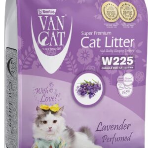Van Cat White Bentonite Clumping Cat Litter Lavender 10Kg