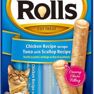 Inaba Churu Chicken Recipe Wraps Tuna With Scallop Recipe 40g/4 Sticks Per Pack