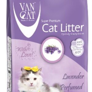 Van Cat White Bentonite Clumping Cat Litter Lavender 5Kg