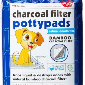Petkin Charcoal Filter Potty Pads 50Ct