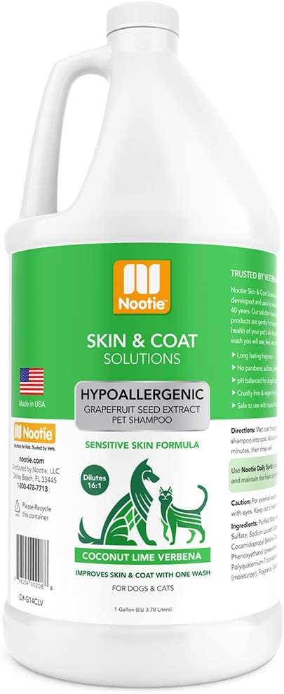 17023860211766597475.jpg Nootie Shampoo Hypo-Allergenic germ Fighting Shampoo Coconut Lime Verbena gallon (3.78 Litres) - Image 1
