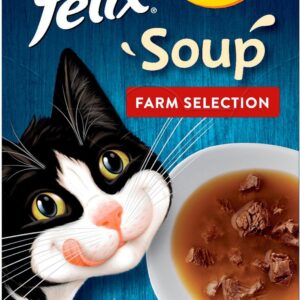 Purina Felix Soup Cat Wet Food Farm Selection
