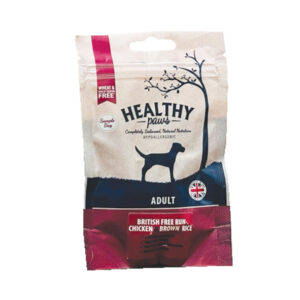 Healthy Paws Adult British Free Run Chicken & Brown Rice 100g - Trial Pack