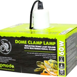 Komodo Dome Clamp Lamp Fixture 14cm Black