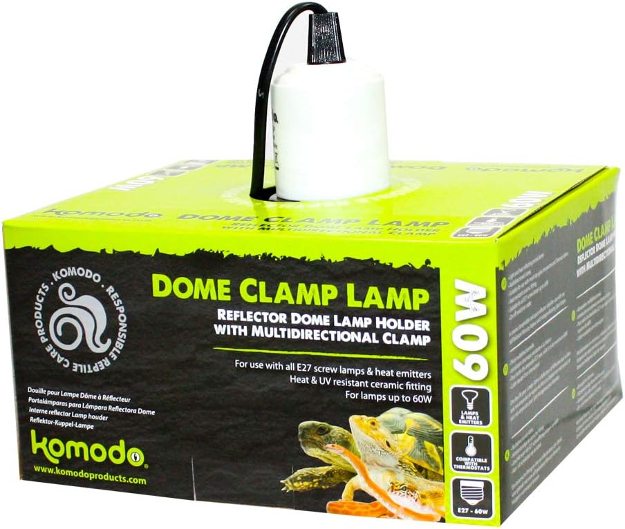 17296842402115242248.jpg Komodo Dome Clamp Lamp Fixture 14cm Black - Image 1