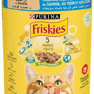 Purina Friskies Salmon Tuna & Vegetable 400g