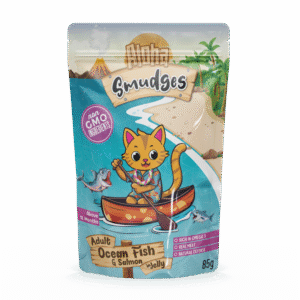 Aloha Smudges Ocean Fish & Salmon Adult Cat wet food in Jelly 85g Pouch