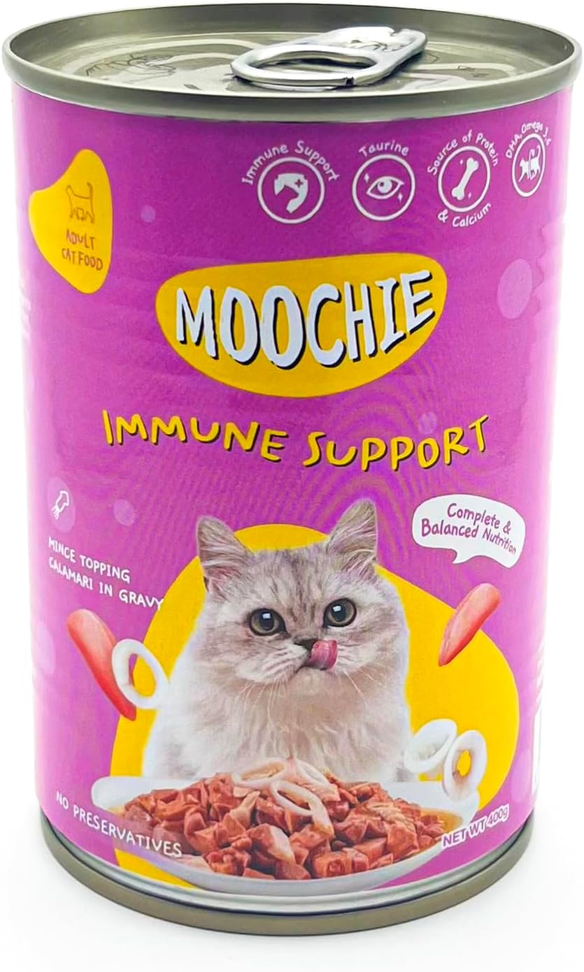 1740995042861913413.jpg Moochie Mince With Calamari Cat Wet Food Can 400g - Image 1