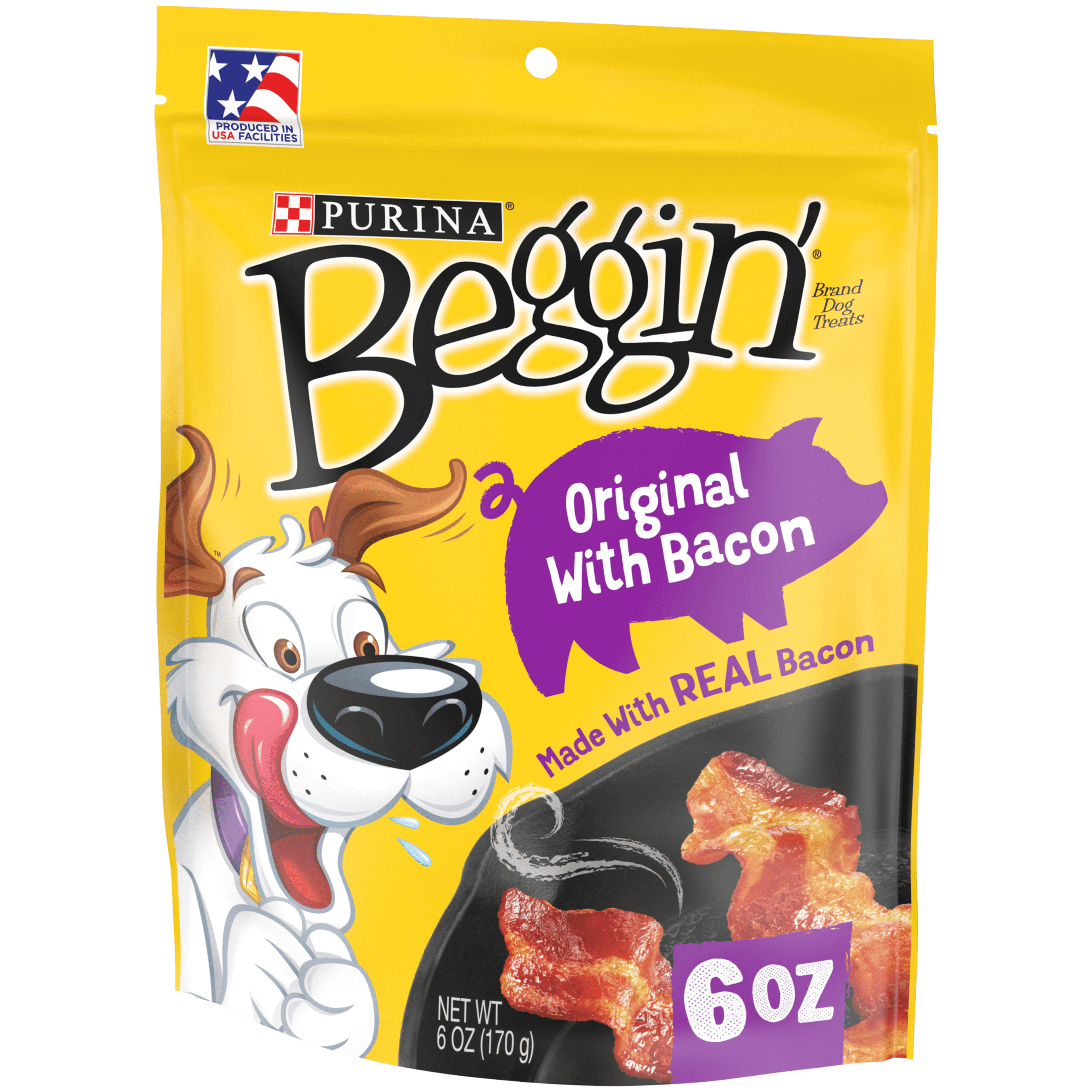 1744103011186574491.png Purina Beggin Original with Bacon Dog Treats 170g - 6 oz. - Image 1