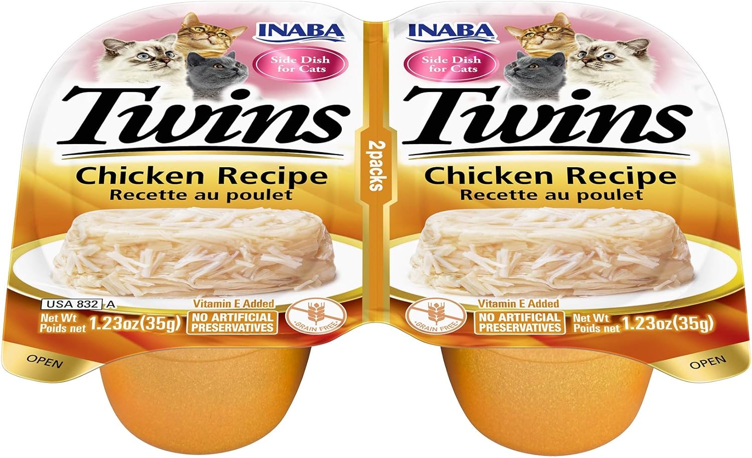17451414031038748265.jpg Inaba Chicken Recipe - Twins Cup Cat Treats 70g - Image 1
