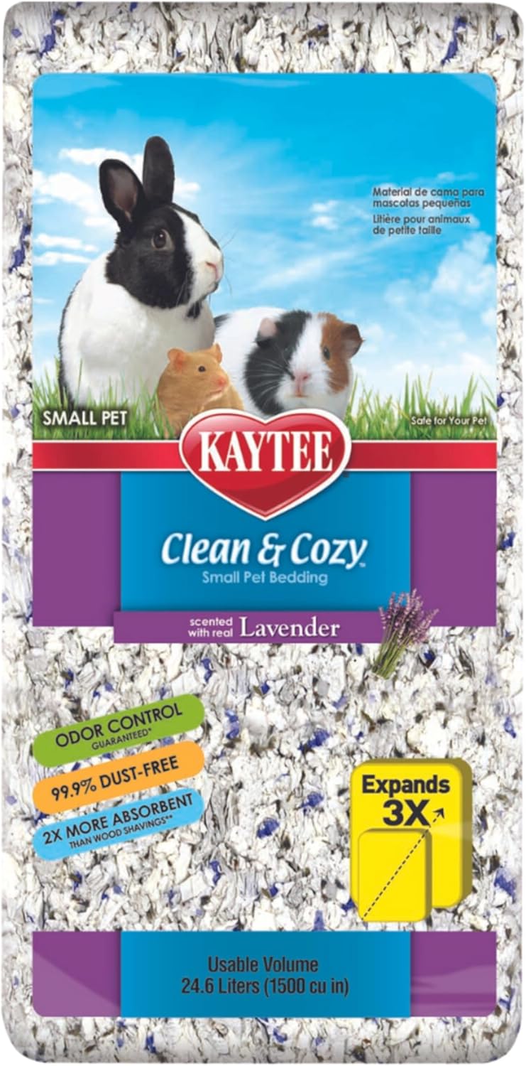 17459260381061485381.jpg Kaytee KT Clean & Cozy Lavender Bedding For Small Animals, 6/24.6L - Image 1