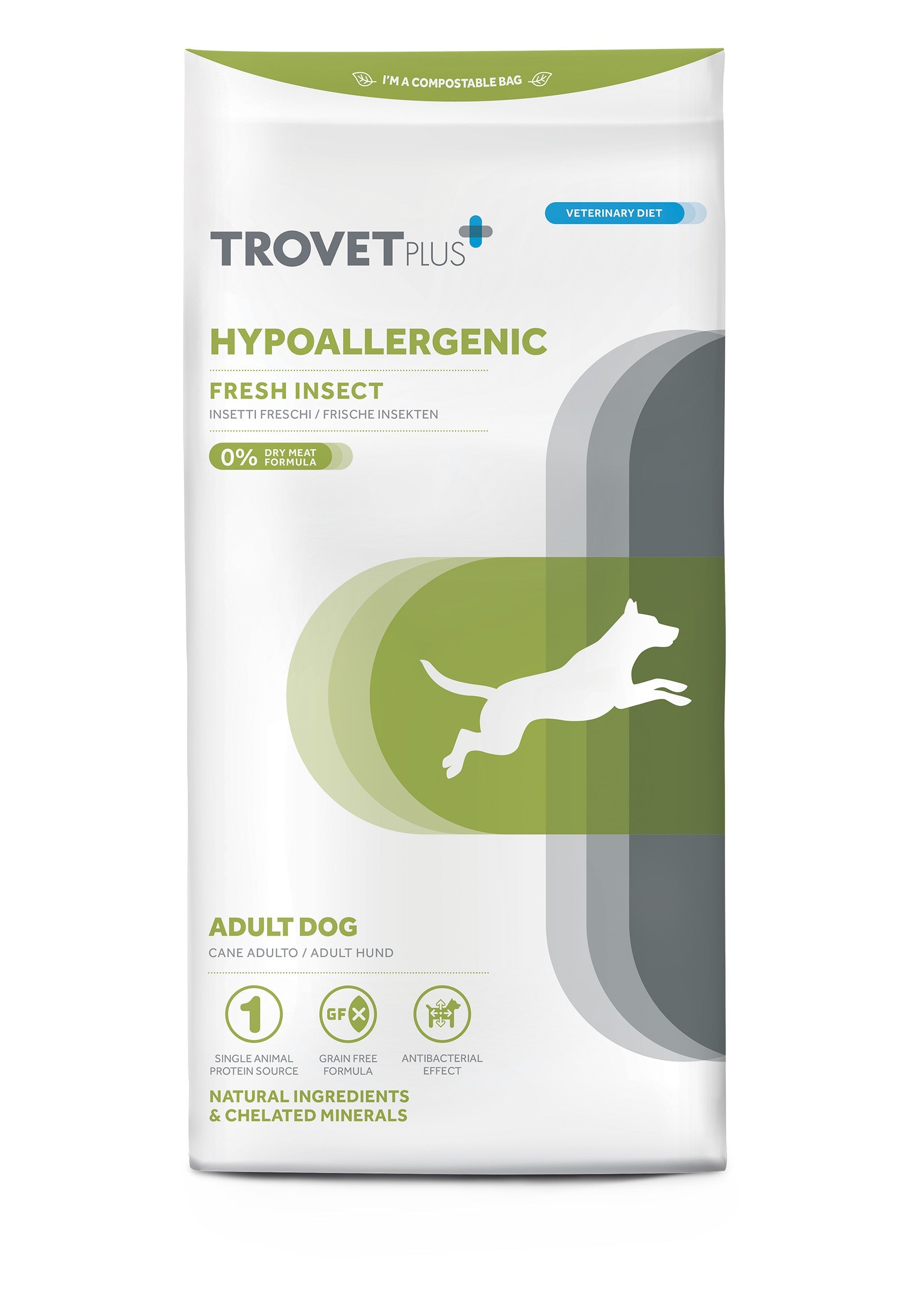 17489374791608070077.jpg Trovet Plus Adult Dog Hypoallergenic Insect Veterinary Diets 3kg - Image 1
