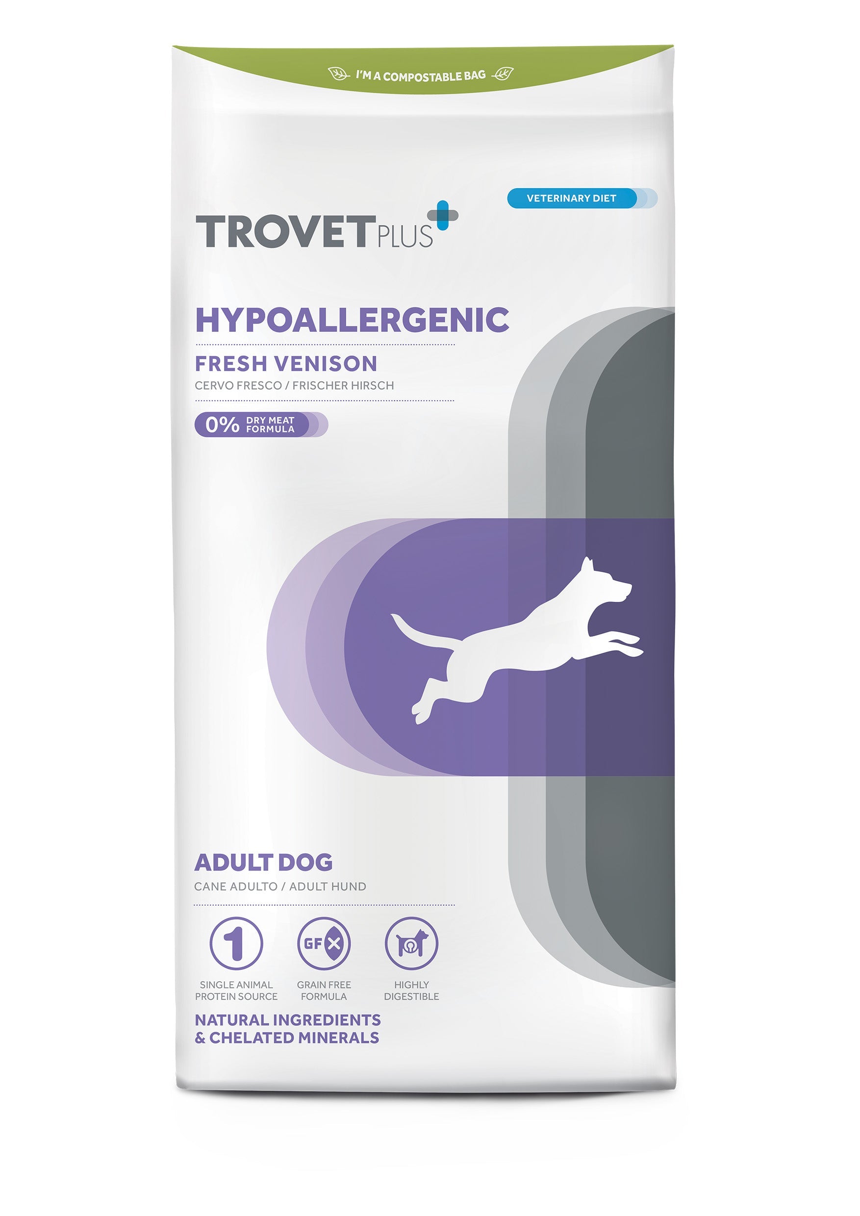 1748937484596627282.jpg Trovet Plus Adult Dog Hypoallergenic Venison Veterinary Diets 10kg - Image 1