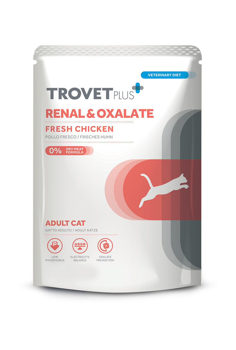 1748937526873910962.jpg Trovet Plus Pouch Cat Renal Oxalate Veterinary Diets Wet Food 85g - Image 1