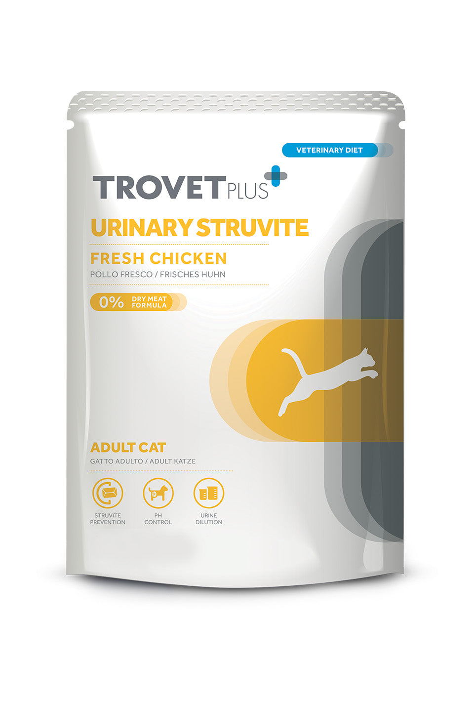 17489375281509166888.jpg Trovet Plus Pouch Cat Urinary Struvite Veterinary Diets Wet Food 85g - Image 1