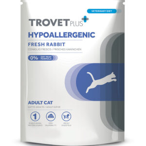 Trovet Plus Pouch Cat Hypoallergenic Rabbit Veterinary Diets Wet Food 85g