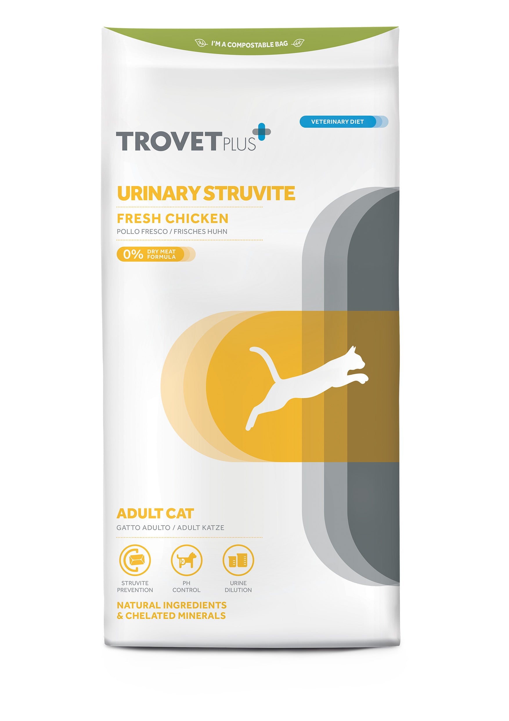 1748937564496370636.jpg Trovet Plus Adult CAT Urinary Struvite Chicken Veterinary Diets 2,5kg - Image 1