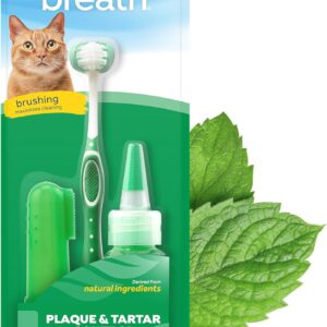 TropiClean Fresh Breath Oral Care Kit for Cats, 2oz