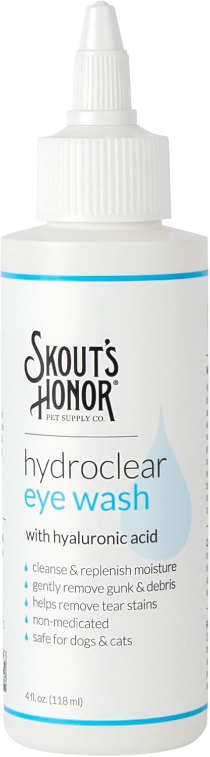 17543908301662740916.jpg Skouts Honor Hydroclear Eye Wash 4oz 120Ml/4Oz Pet Essentials & Wellness - Image 1