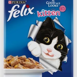 Purina Felix As Good As It Looks Kitten Wet Food Chicken 85g