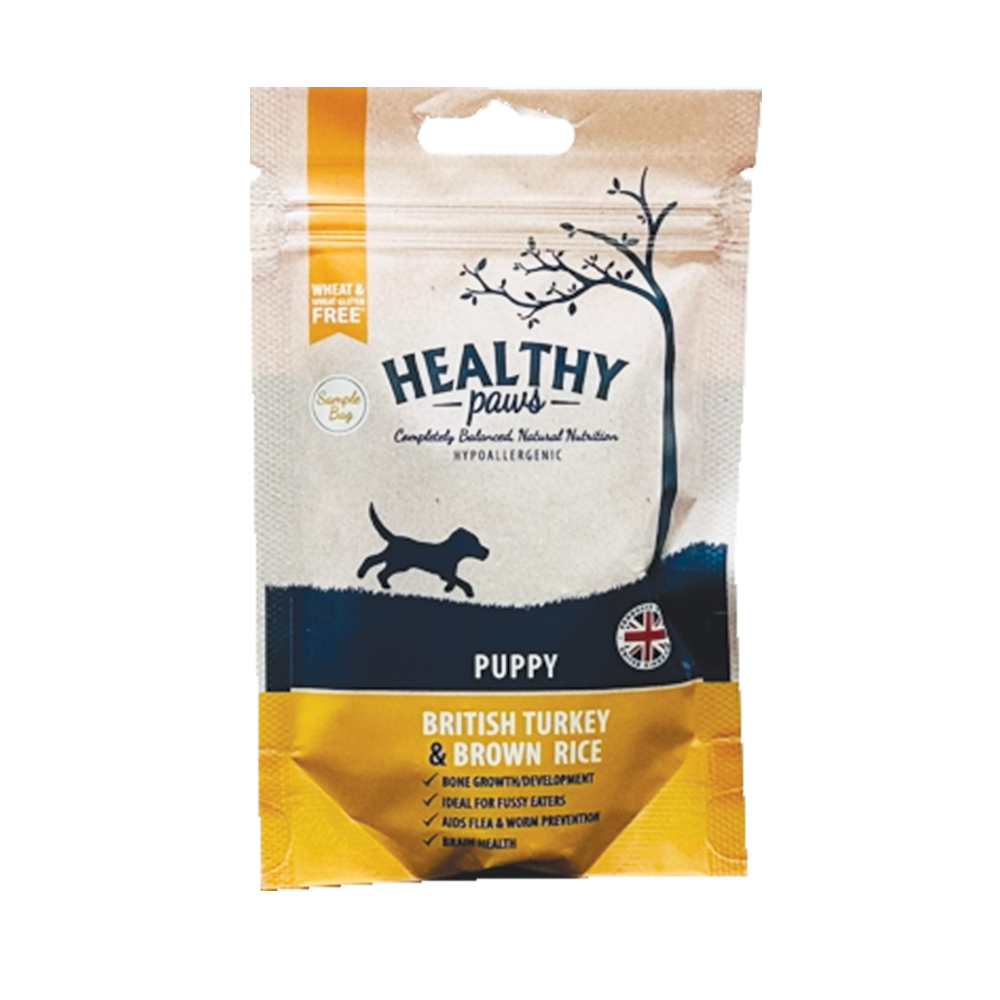240513-154906.jpg Healthy Paws Puppy British Turkey & Brown Rice ( Trial Pack) - 1pc - Image 1