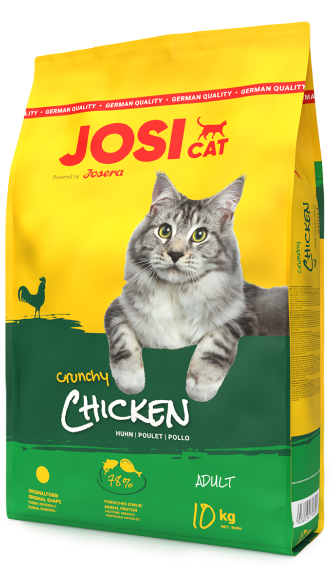 4032254776000_Katze_JosiCat_Crunchy_Chicken_10kg_seitlich.png Josera Josi Cat Crunchy Chicken Dry Food - 10kg - Image 1