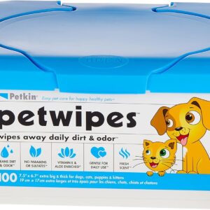 Petkin Pet Wipes 100Ct