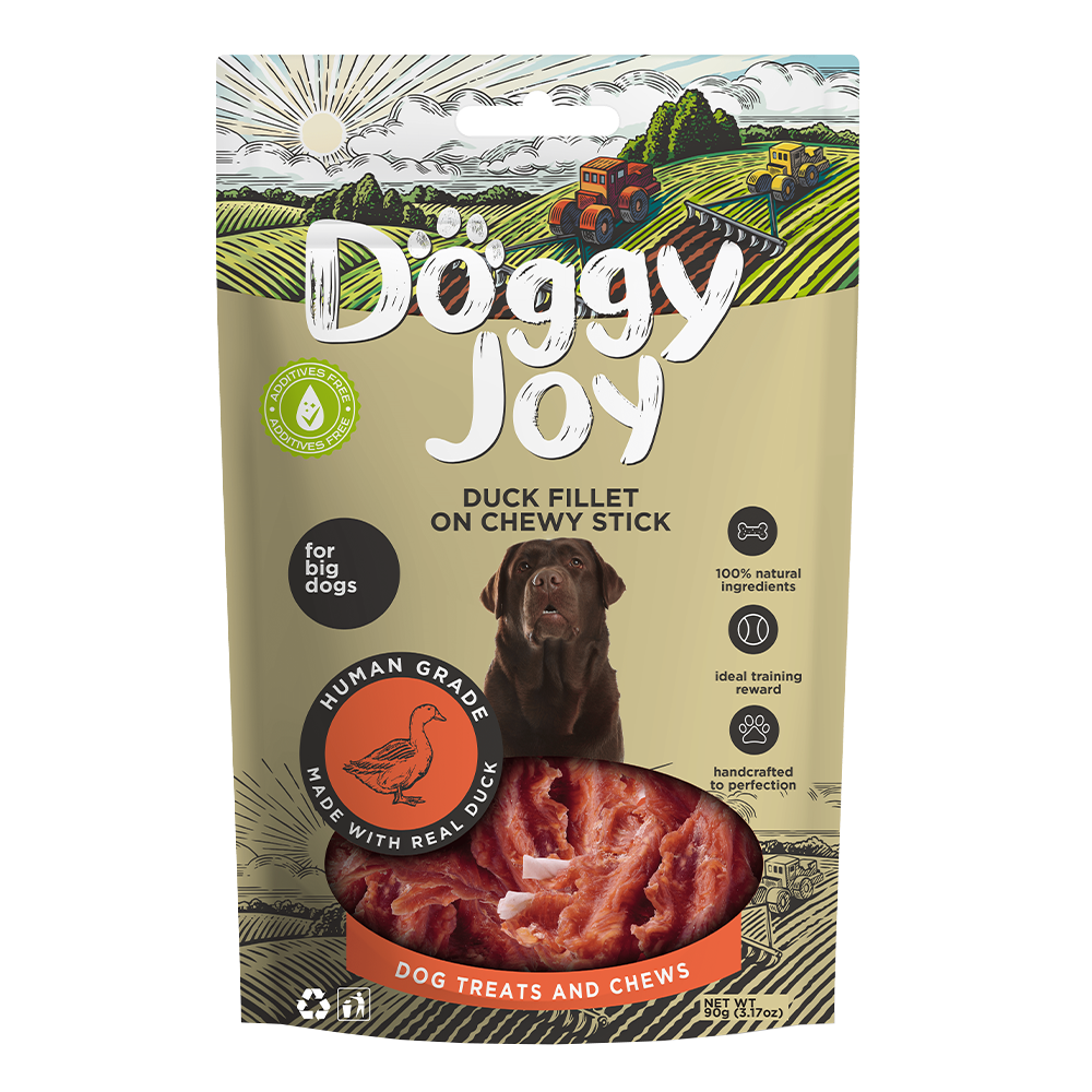 Duck-fillet-on-chewy-stick-lieliem.png Doggy Joy Duck - Image 1