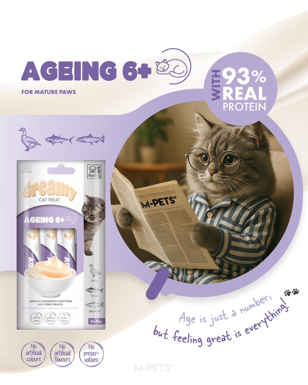 M-PETS Creamy with Functions - Cat treat - - Image 3