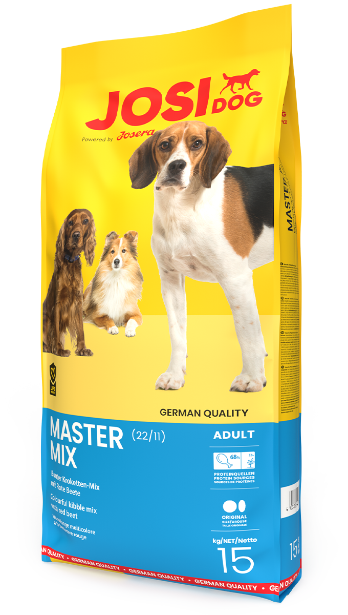 Packshots_PIM_Josi_0017_4032254770664_Hund_JosiDog_Master_Mix_15kg_seitlich.png Josera Josi Dog Master Mix Dry Food - - Image 1