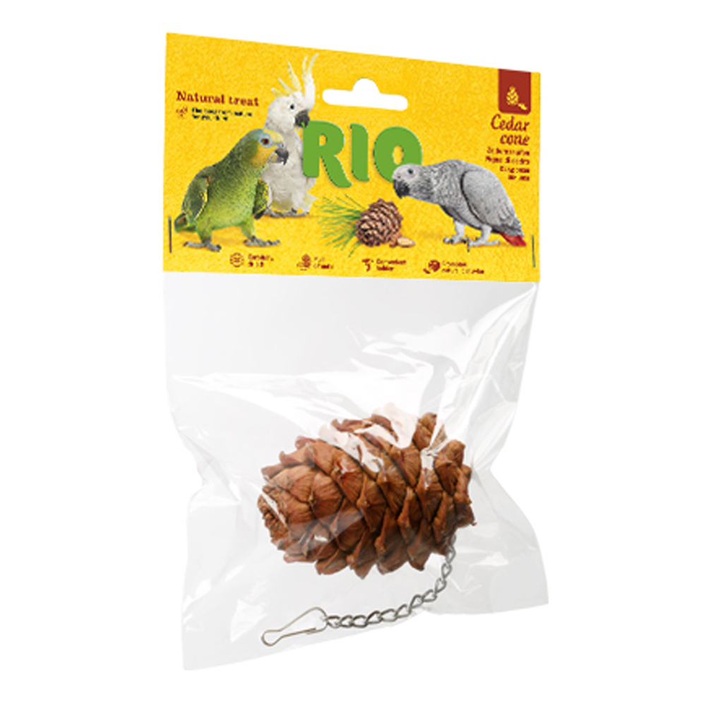 RIO-Cedar-cone.-Treat-toy-for-birds.jpg RIO Cedar cone treat-toy for birds - Image 1