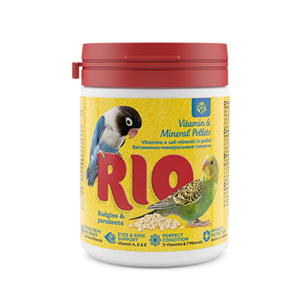 RIO-Vitamin-and-mineral-pellets-for-budgies-and-parakeets.jpg RIO Vitamin and mineral pellets for - Image 1