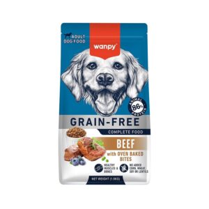 Wanpy Grain Free Complete Food for Adult Dog - Beef Recipe, 1.5kg