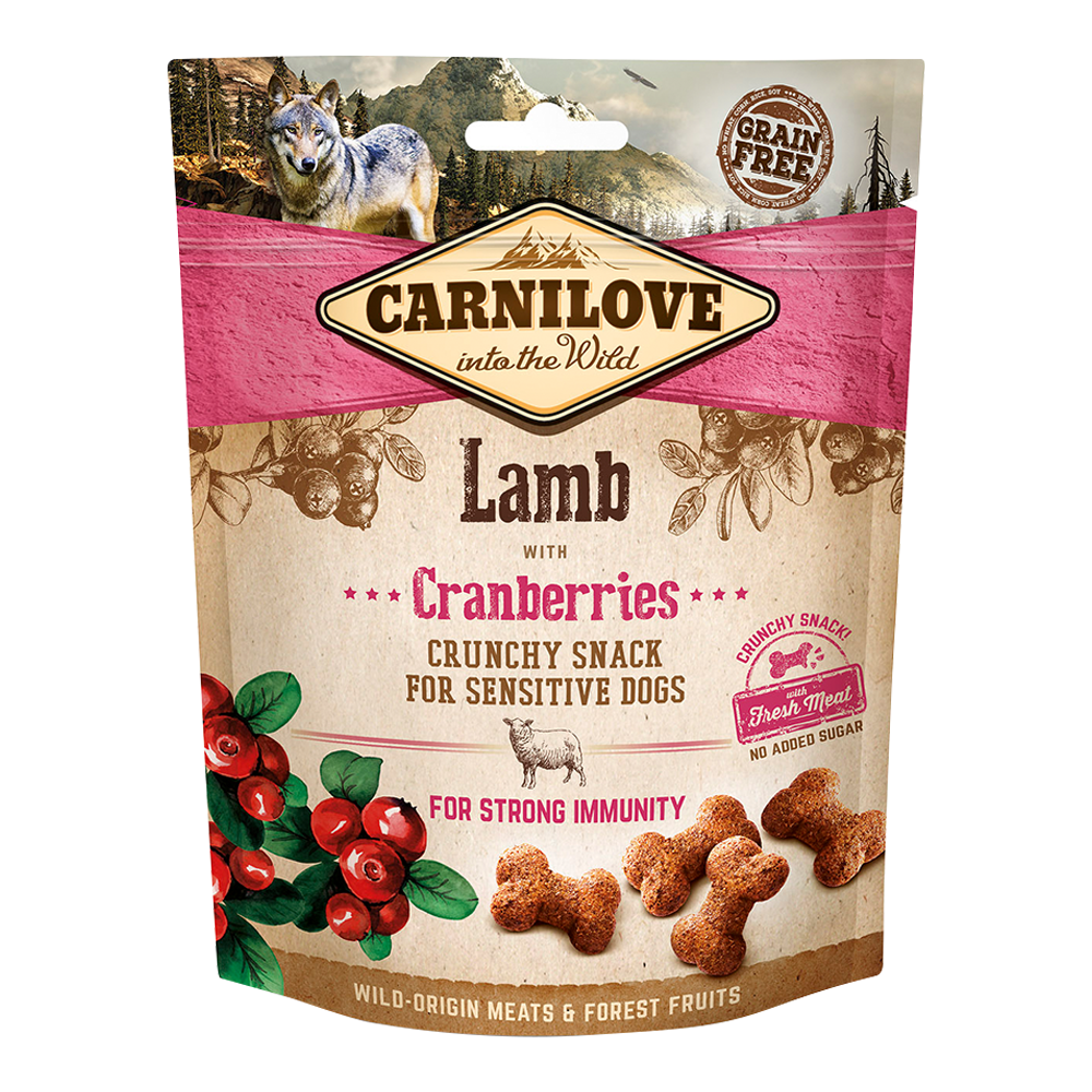 carnilove_lamb_with_cranberries_crunchy_snack_for_sensitive_dogs_200g1.png Carnilove - Image 1