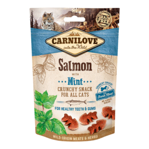 Carnilove Salmon with Mint Crunchy Snack for Cats 50g