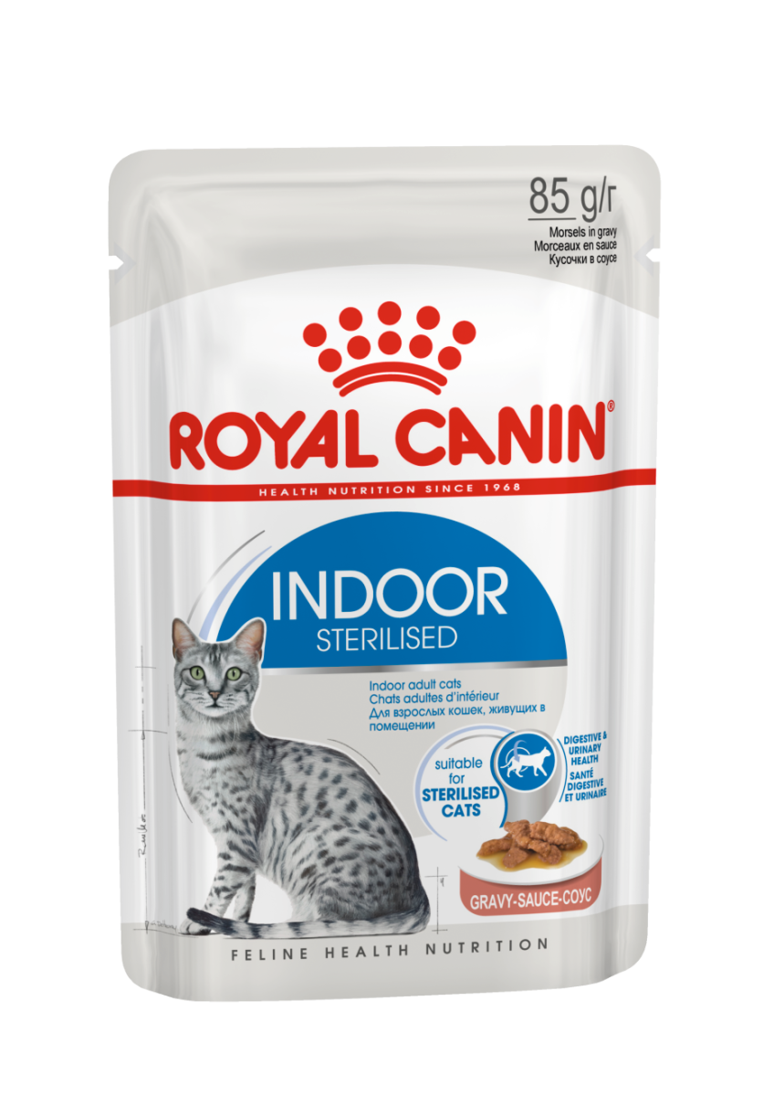 download Feline Health Nutrition Indoor (Wet Food - Pouches) 12 x 85 g - Image 1