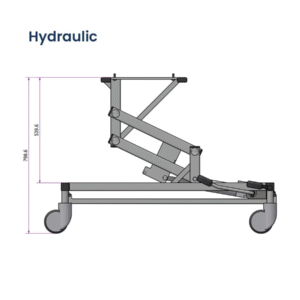 Low lift table base - Hydraulic