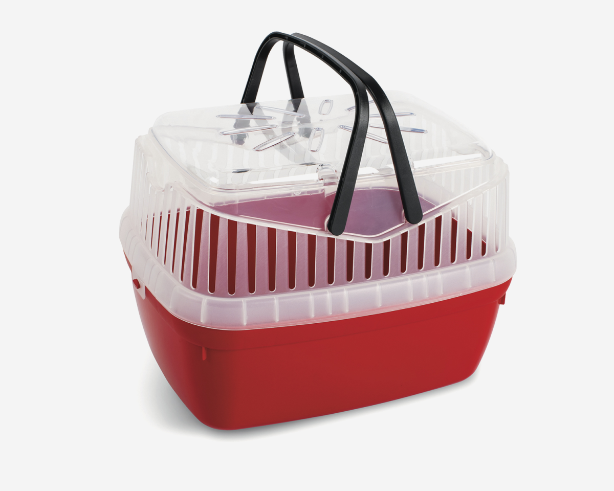 download Portobello Small Animal Carrier - Red - Image 1