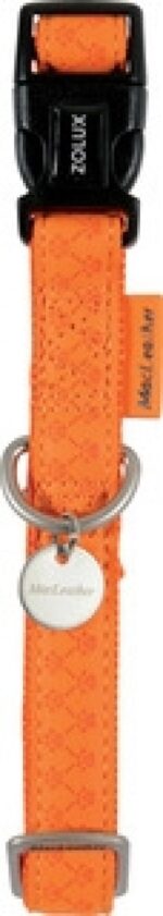 Macleather Adjsutable Collar Orange, 20 mm