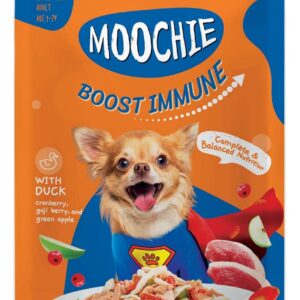 Moochie Dog Food Casserole with Duck - Boost Immune Pouch 85g