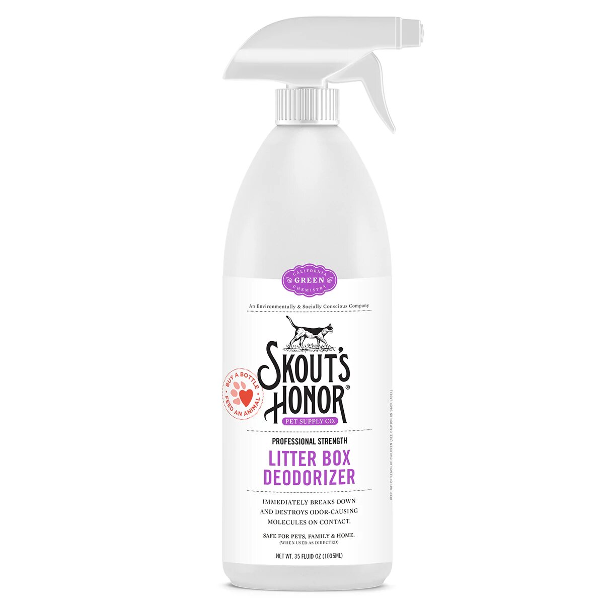 main-163.jpg Skouts Honor Litter Box Deodorizer Cleaning 1035ML - Image 1