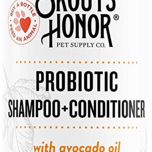 Skouts Honor Probiotic Shampoo Plus Conditioner Honeysuckle Grooming 475ML
