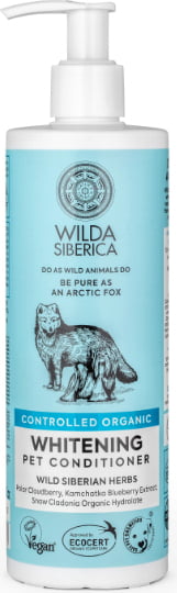 main-279.jpg Wilda Siberica. Controlled Organic, Natural & Vegan Whitening pet conditioner, 400 ml - Image 1