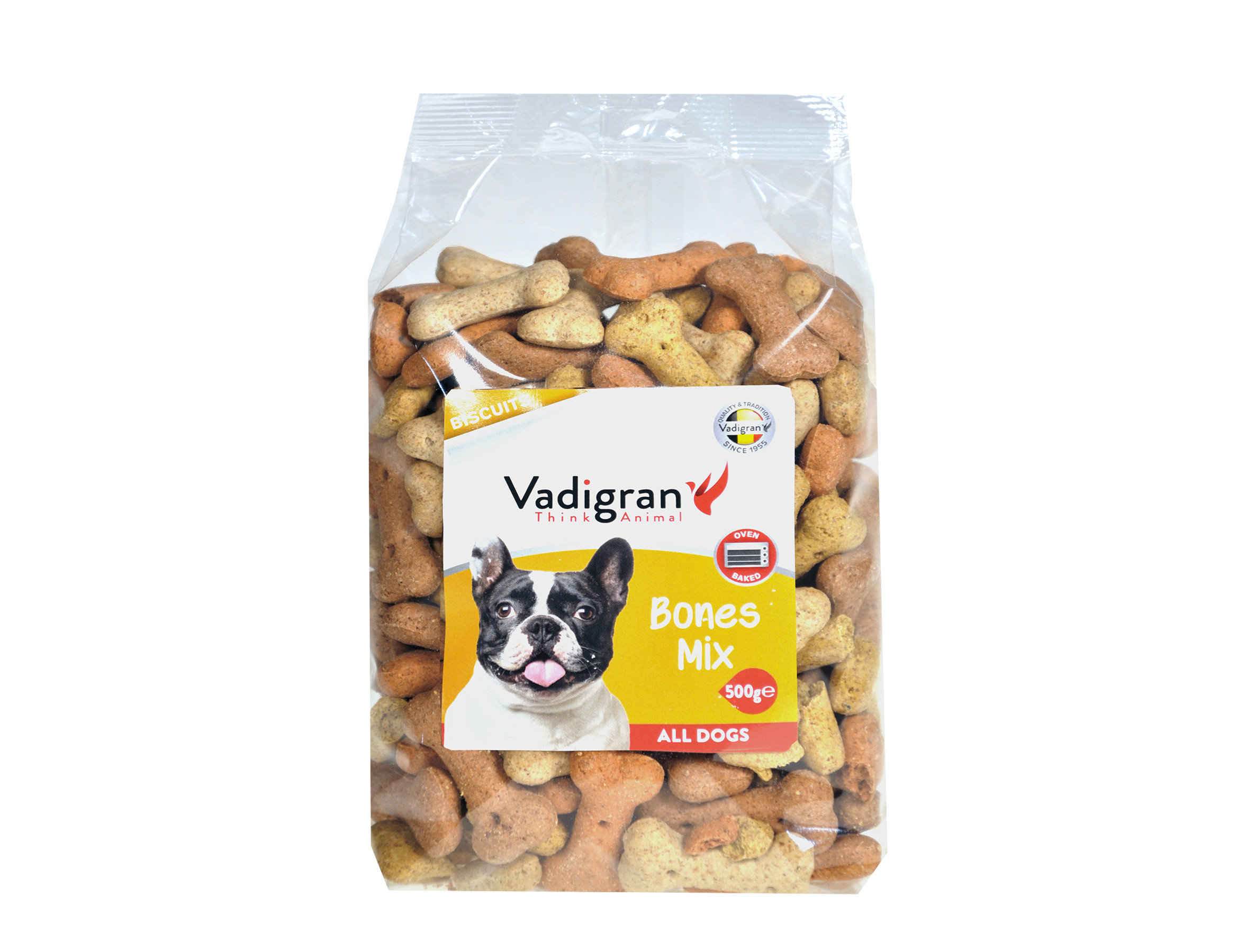 main-320.jpg Vadigran Snack dog Biscuits Bones Mix 500g - Image 1