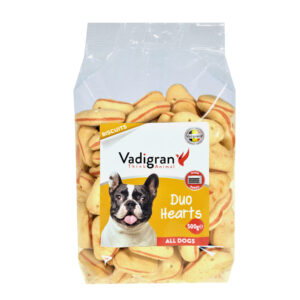 Vadigran Snack dog Biscuits Duo Hearts 500g