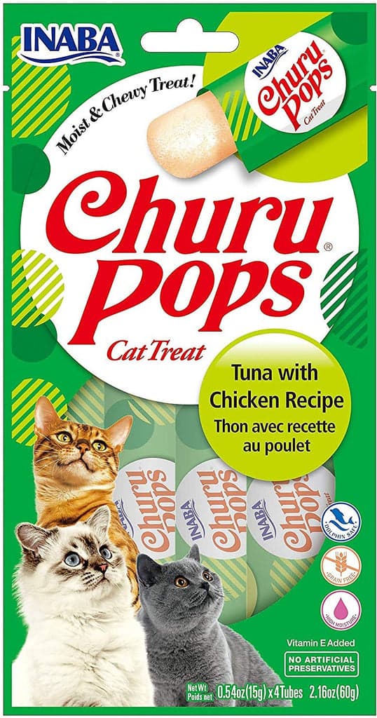 main-5-1.jpg INABA CHURU CHURU POPS TUNA-CHICKEN 60g - 4 sticks per pack - Image 1