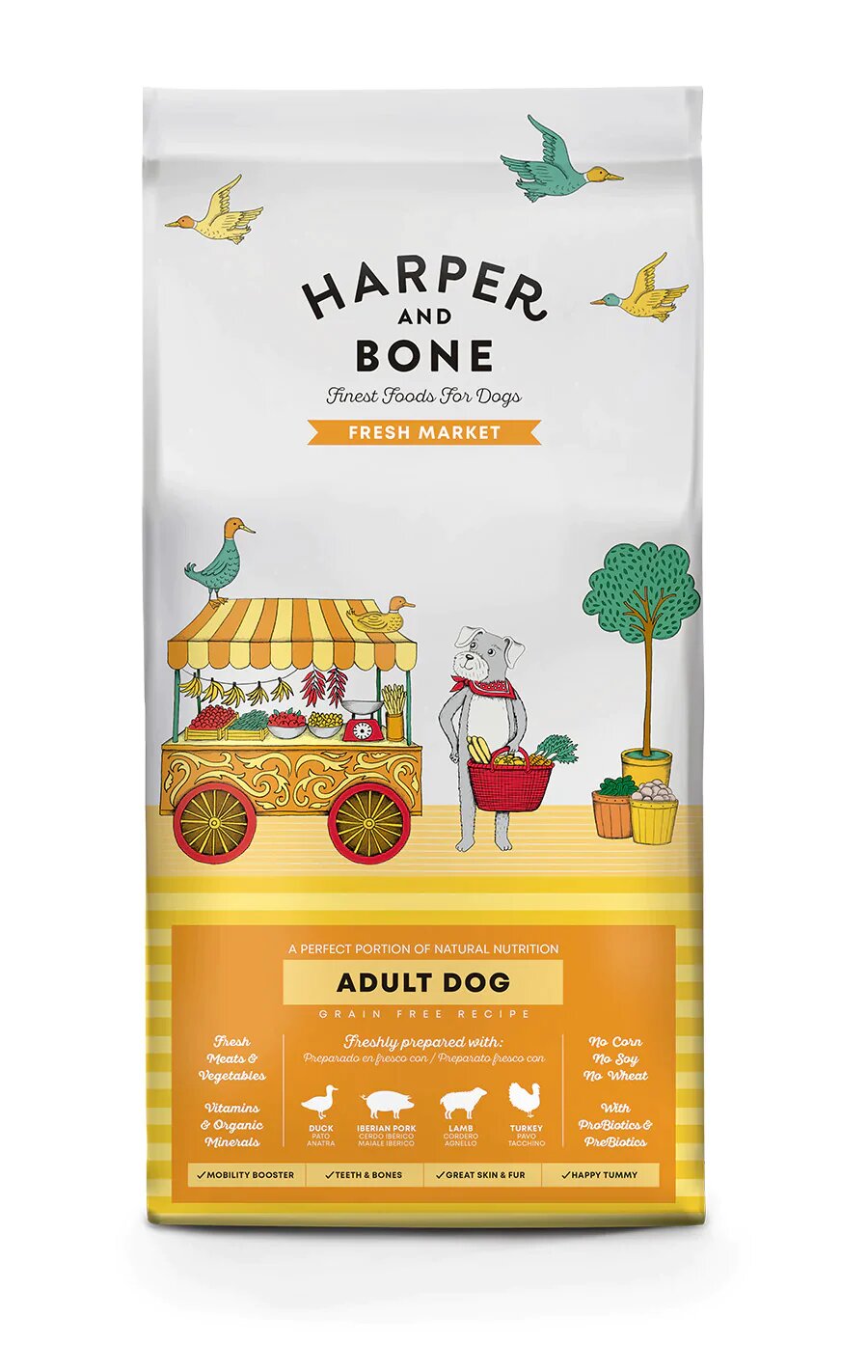 main-5.jpg Harper & Bone Adult Dog Medium/large Fresh Market - 3kg - Image 1