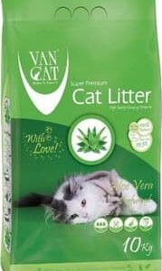 Van Cat White Clumping Bentonite Cat Litter Aloe Vera 10Kg